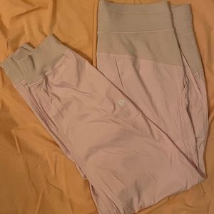 Pink lulu lemon joggers size 10